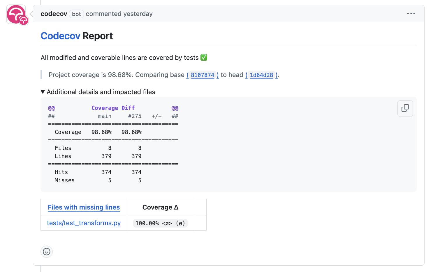 codecov-in-pr-comment